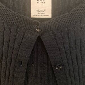 GAP Kids Dark Blue Cable Knit Sweater